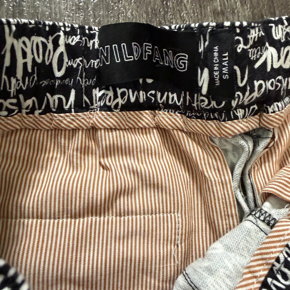 Wildfang All Over Script Print Drawstring Lounge … - image 4